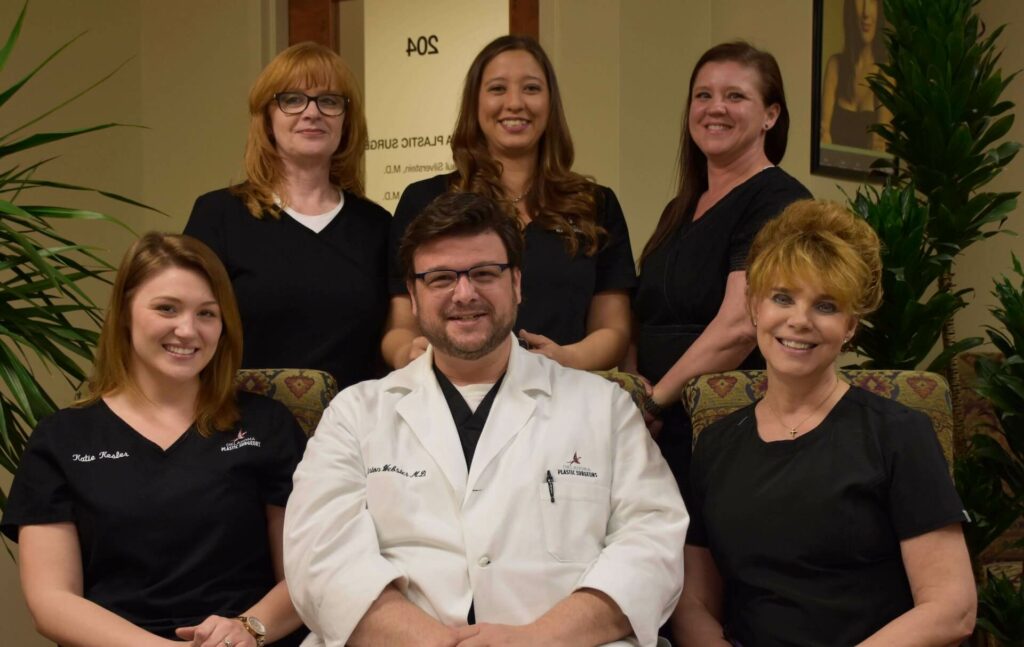 Group photos of the team at Oklahoma Plastic Surgery